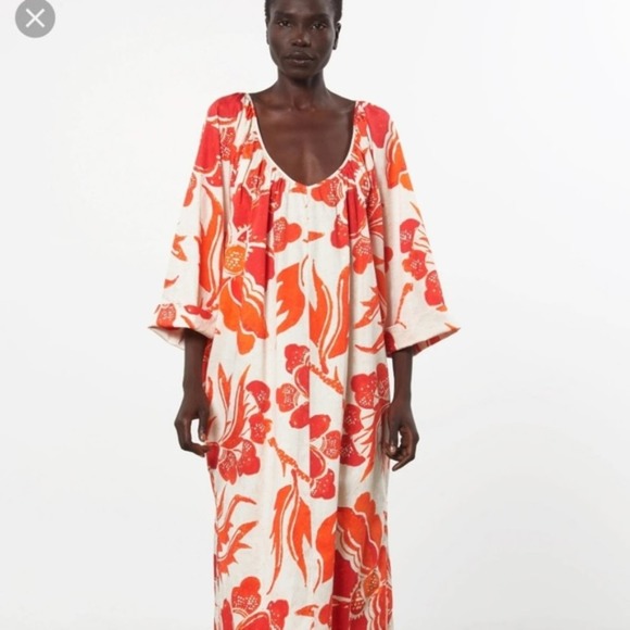 Anthro Mara Hoffman Beach Coverup Dress - Picture 5 of 7